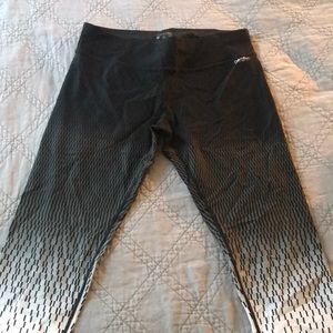 Calvin Klein black and white leggings